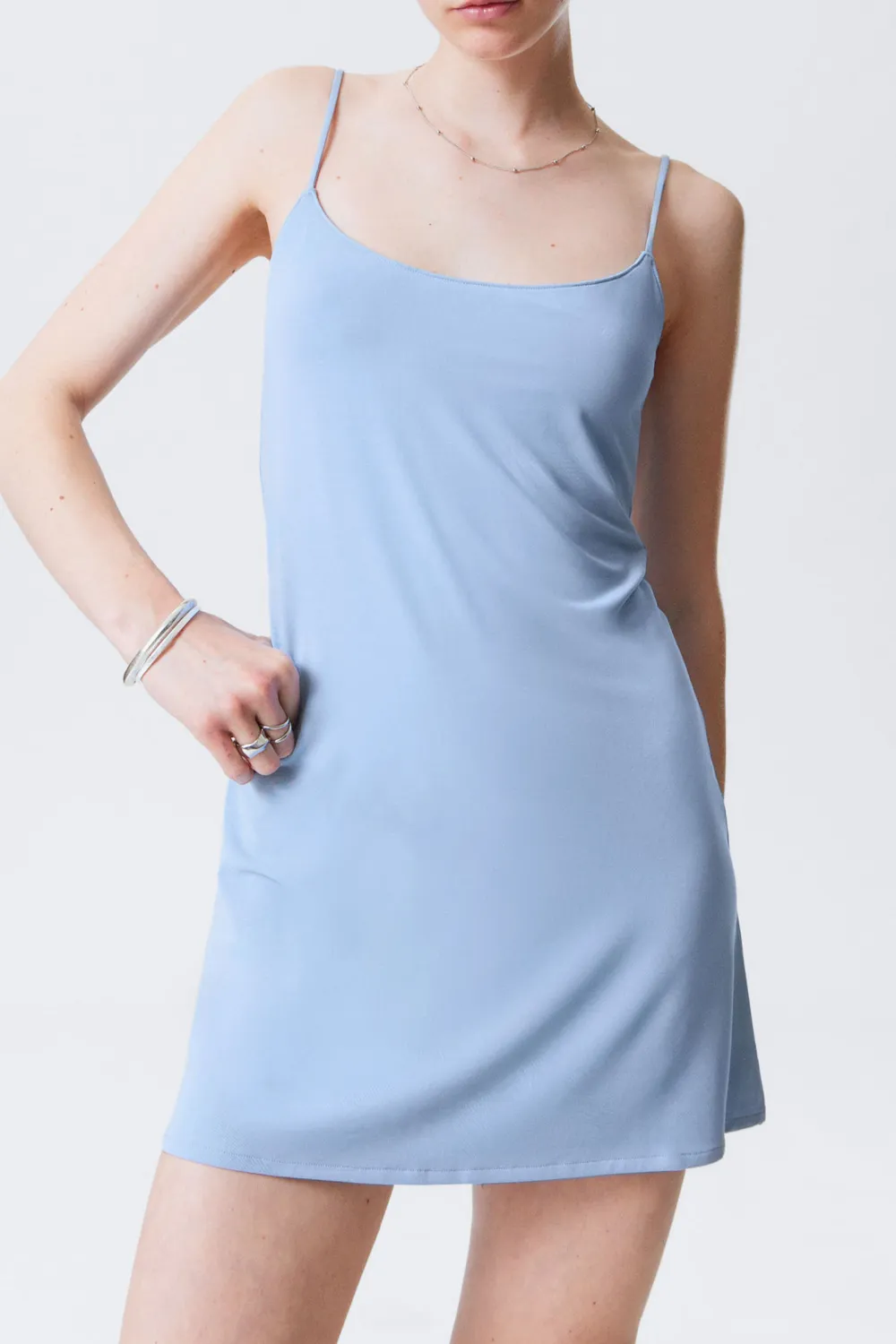 Scoop Neck Mini Dress