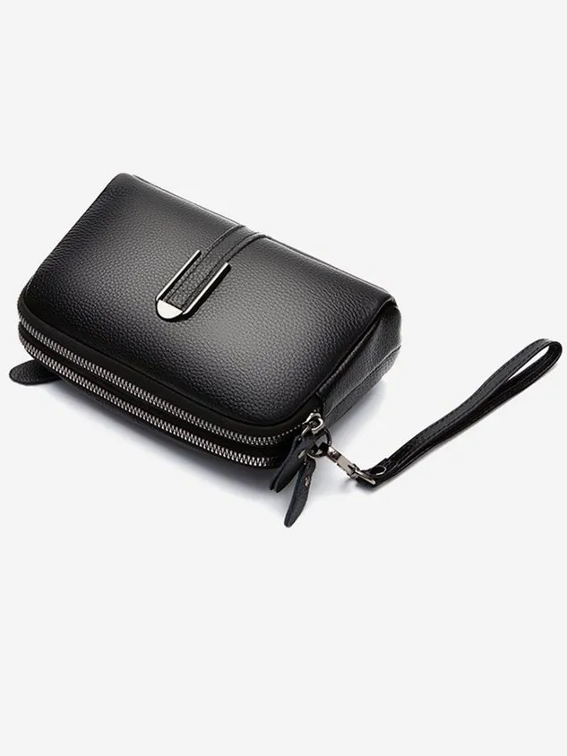 Urban Casual Leather Crossbody Bag