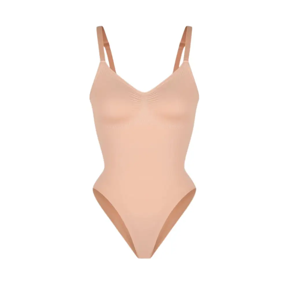 Built-In Bust Support Shaping Bodysuit