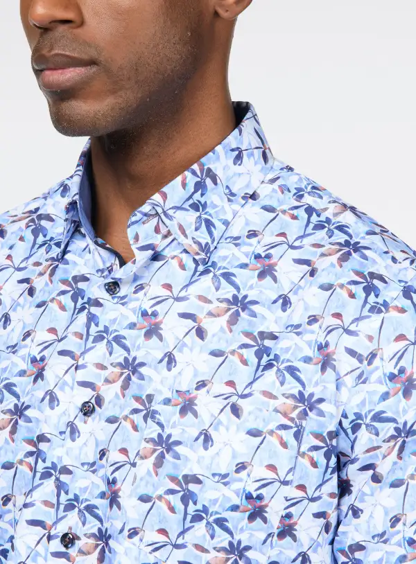 Floral Print Short Sleeve Shirt