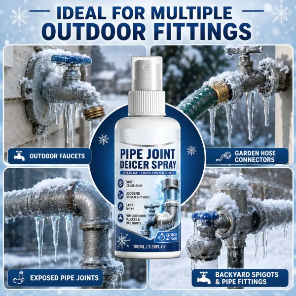 Fast-Acting Ice Melting Agent for Outdoor Faucets
