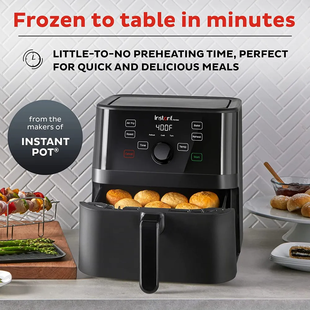 Omni Pro 19 QT/18L Air Fryer Toaster Oven Combo, From the Makers of Pot, 14-in-1 Functions, Fits a 12