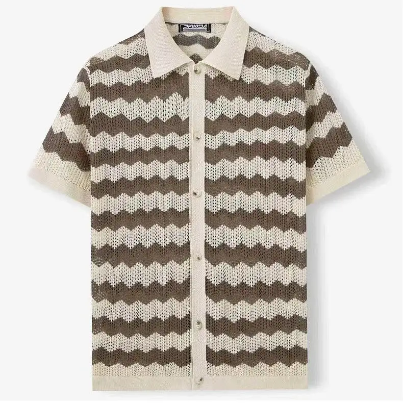 Button Front Knit Shirt