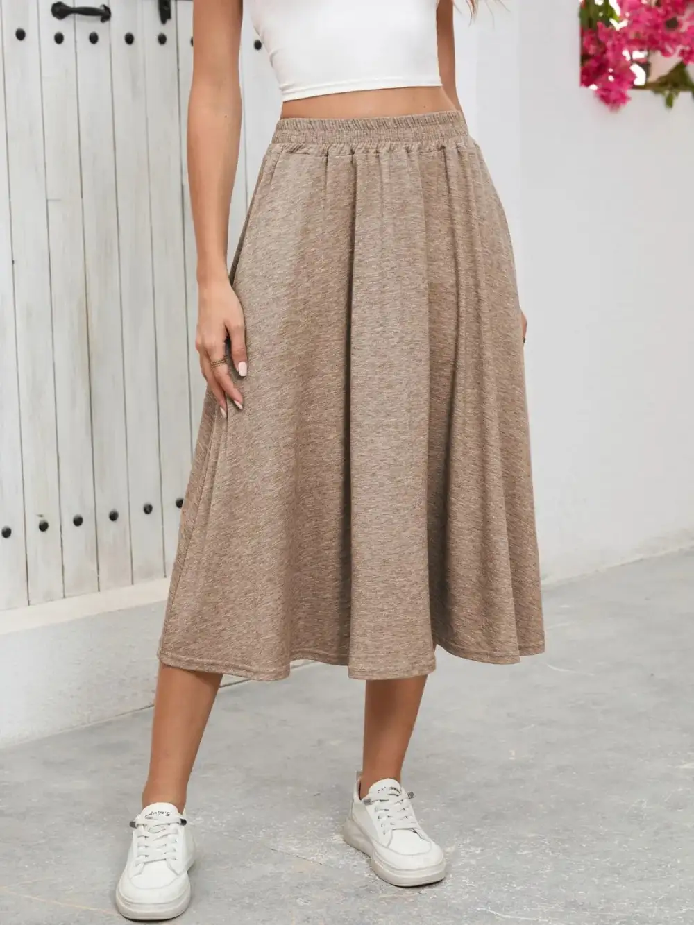 Pocket Elastic Skirt