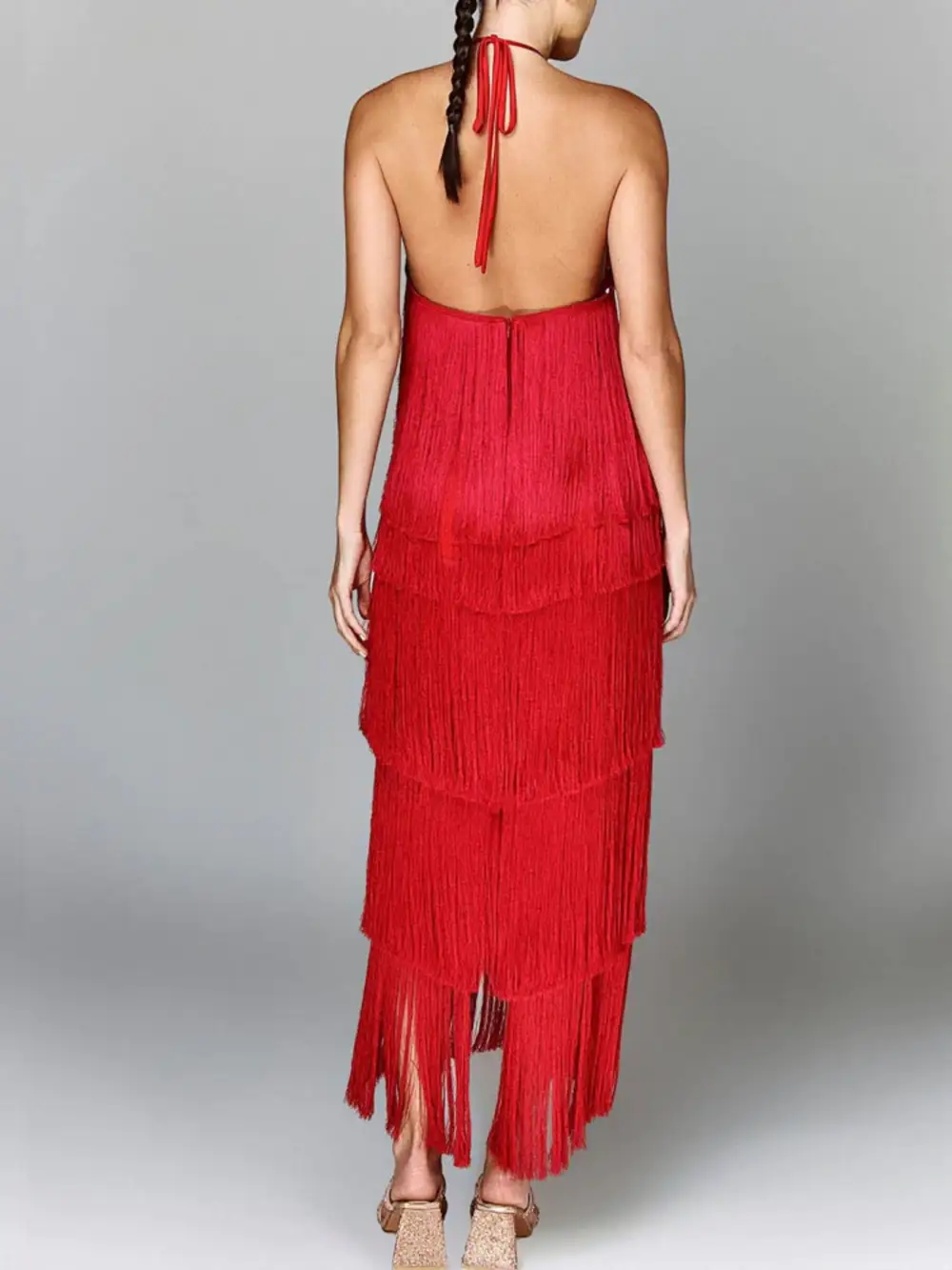 Fringe Maxi Dress