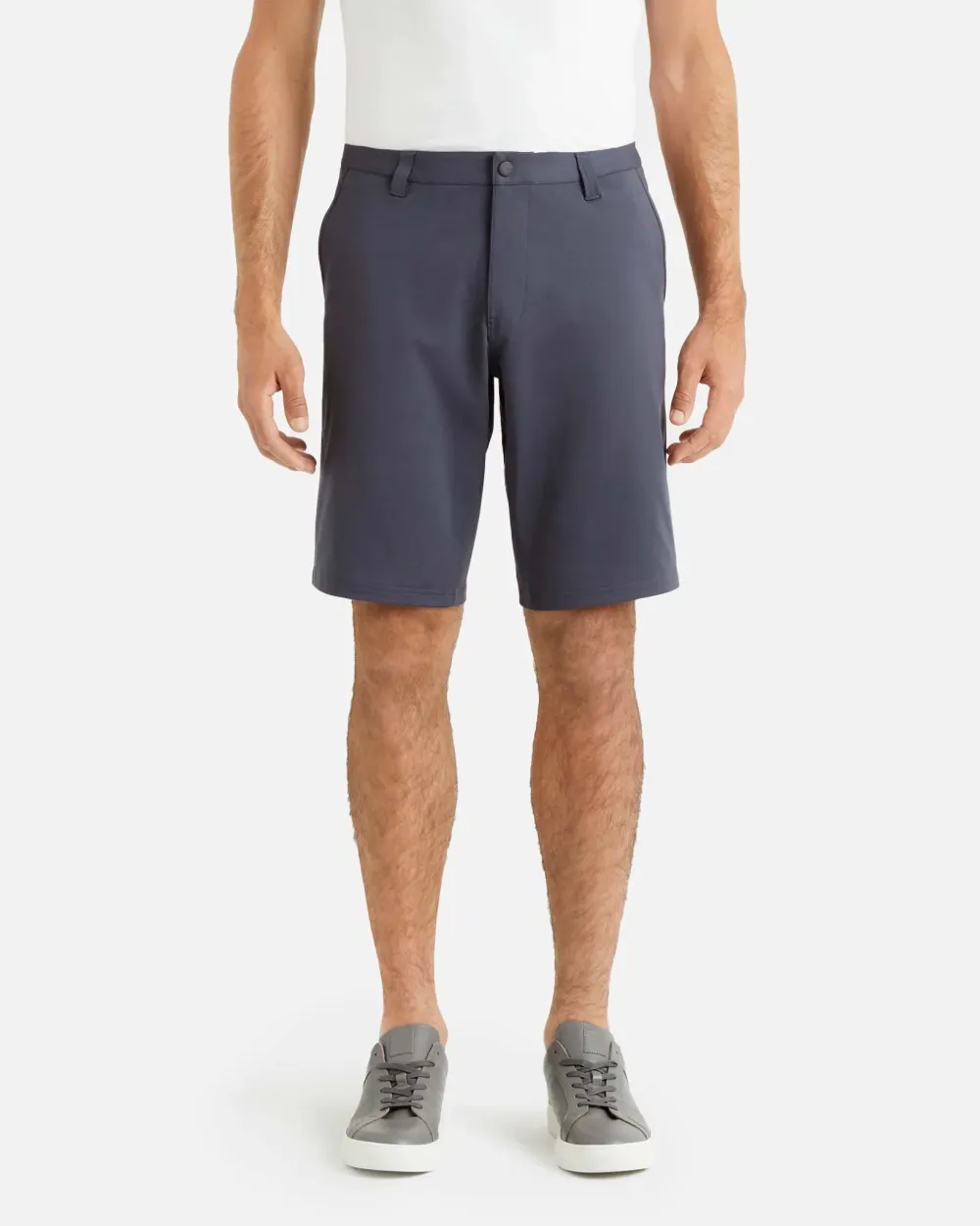 Earth Brown Elastic - Waist Men's Shorts