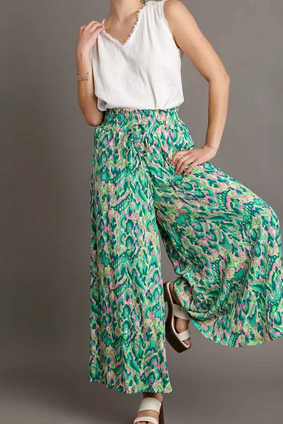 Weekend Roomy Wide Leg High Waist Casual Pants