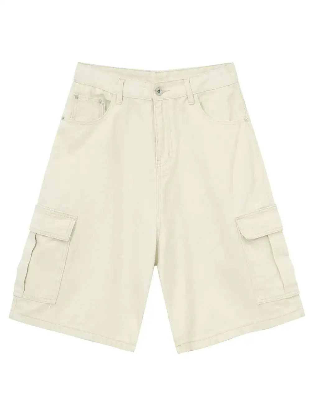 Modern Utility Cotton Blend Casual Shorts
