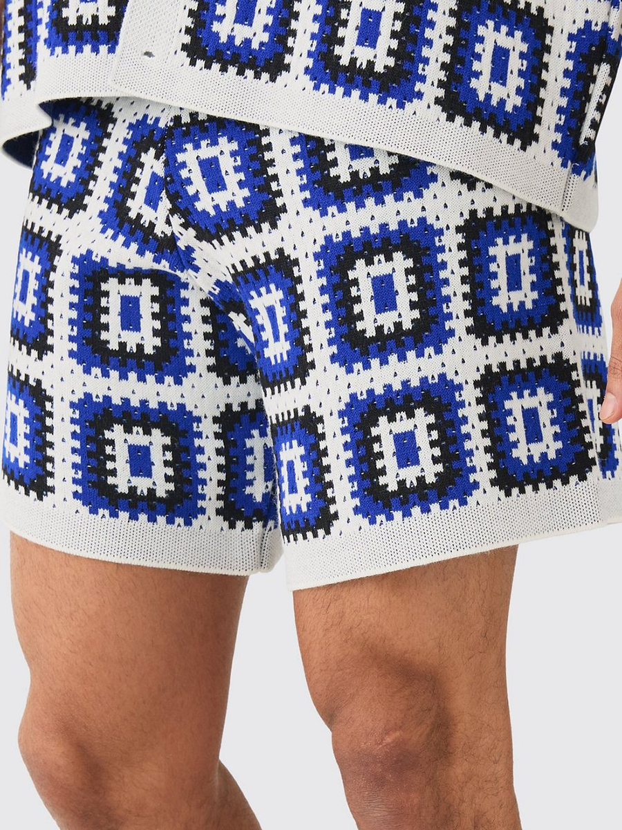 RELAXED CROCHET KNIT SHORT