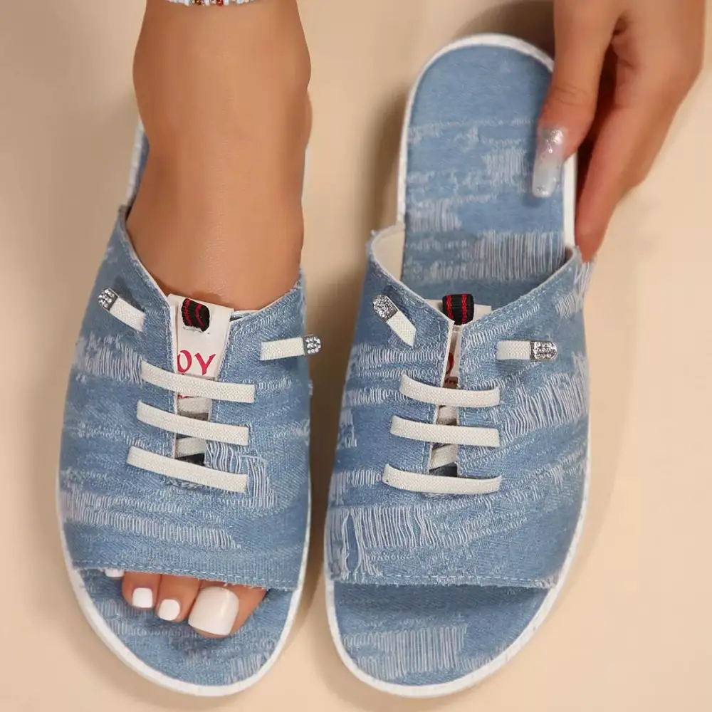 Minimal Open Toe Platform Sandals
