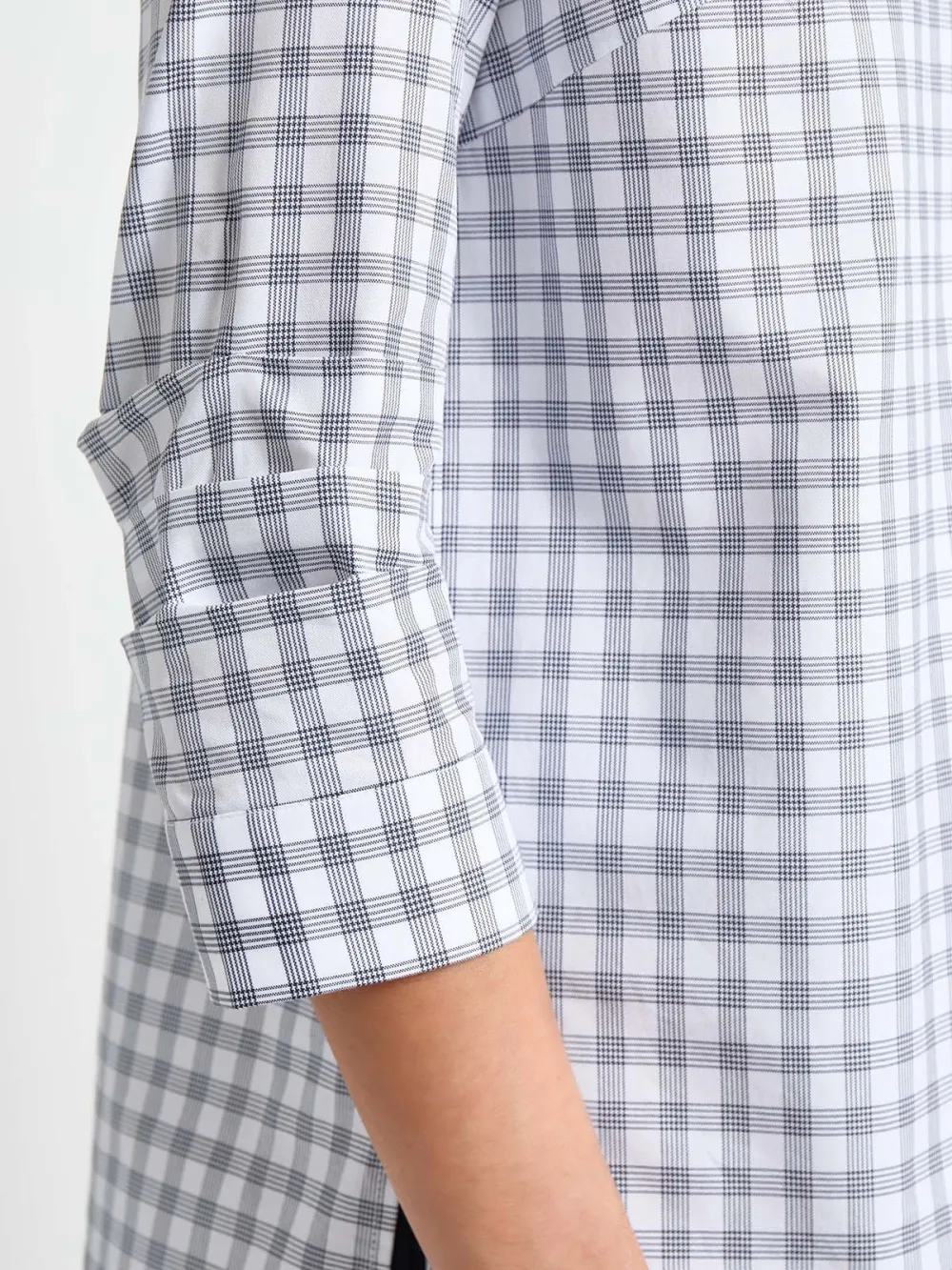 Cotton Plaid Tunic