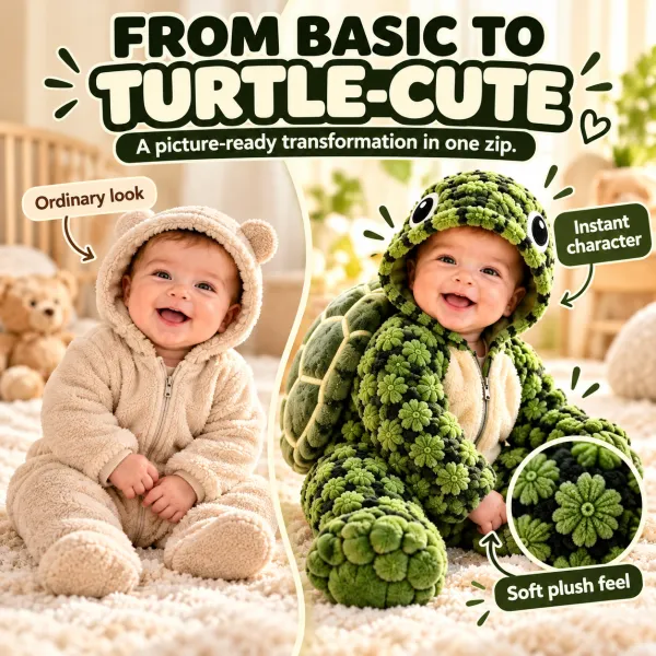 Knitted Turtle Outfit Set