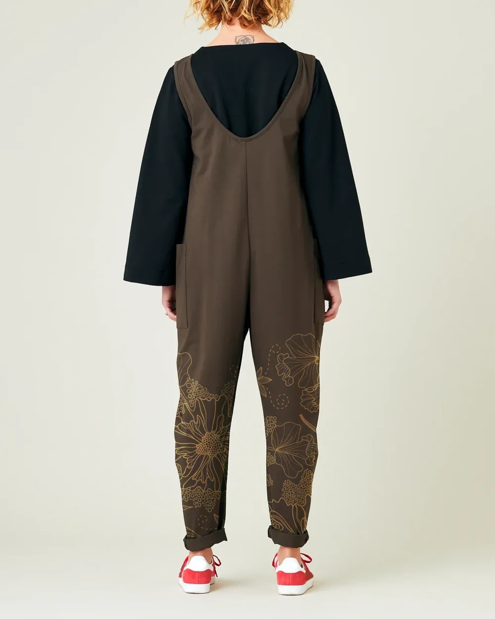 COCOA COTTON JERSEY JUMPSUIT