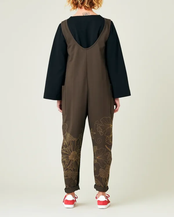COCOA COTTON JERSEY JUMPSUIT