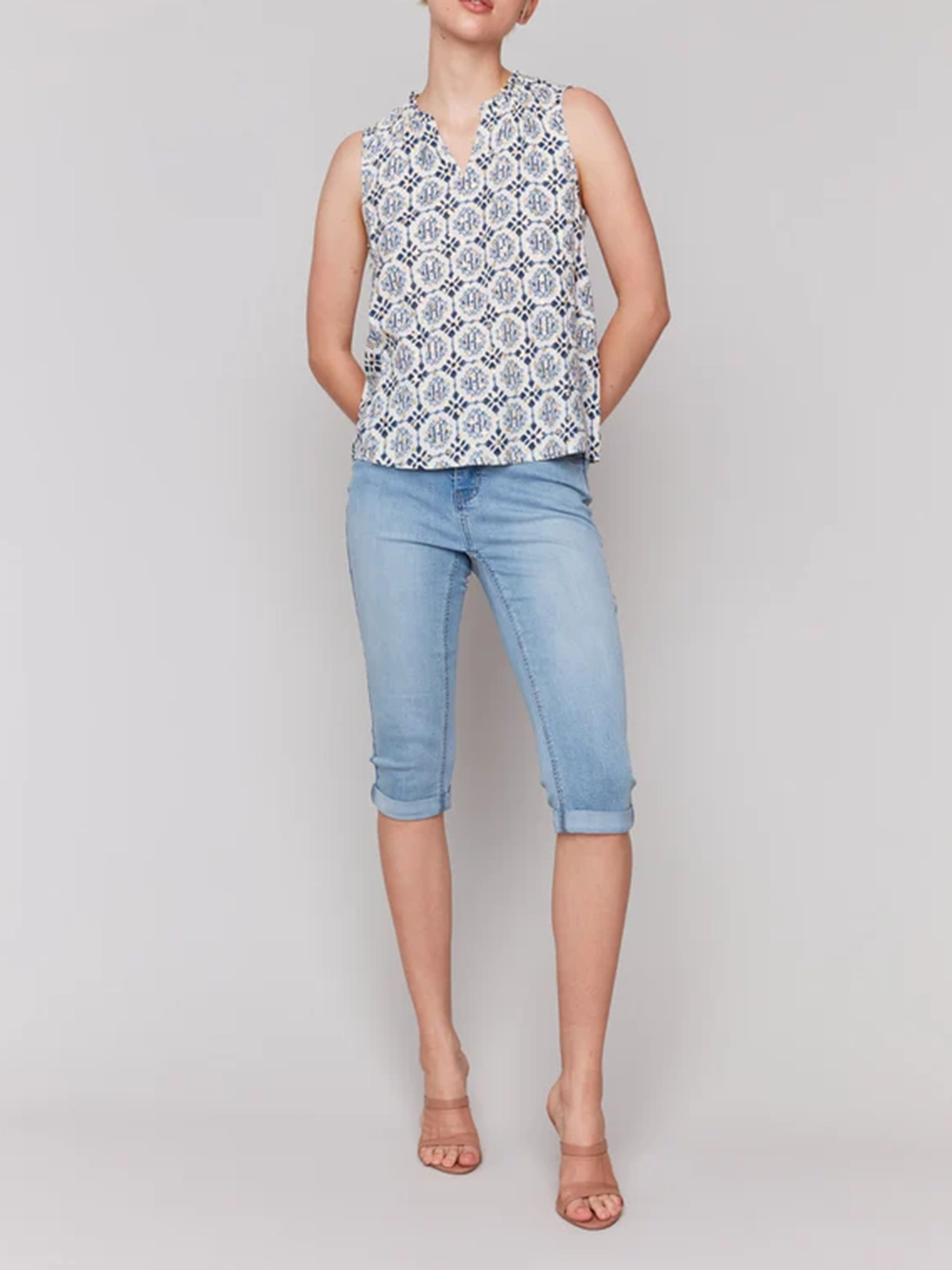Soft And Comfortable Retro Pattern Women's Vest