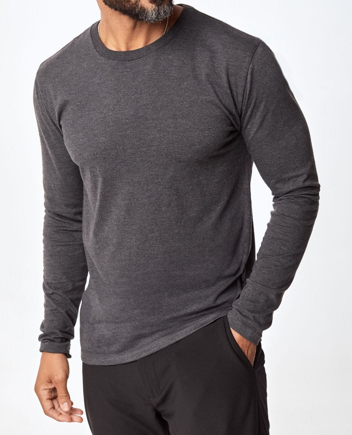 Multicolor Long Sleeve Crewneck 5-Pack