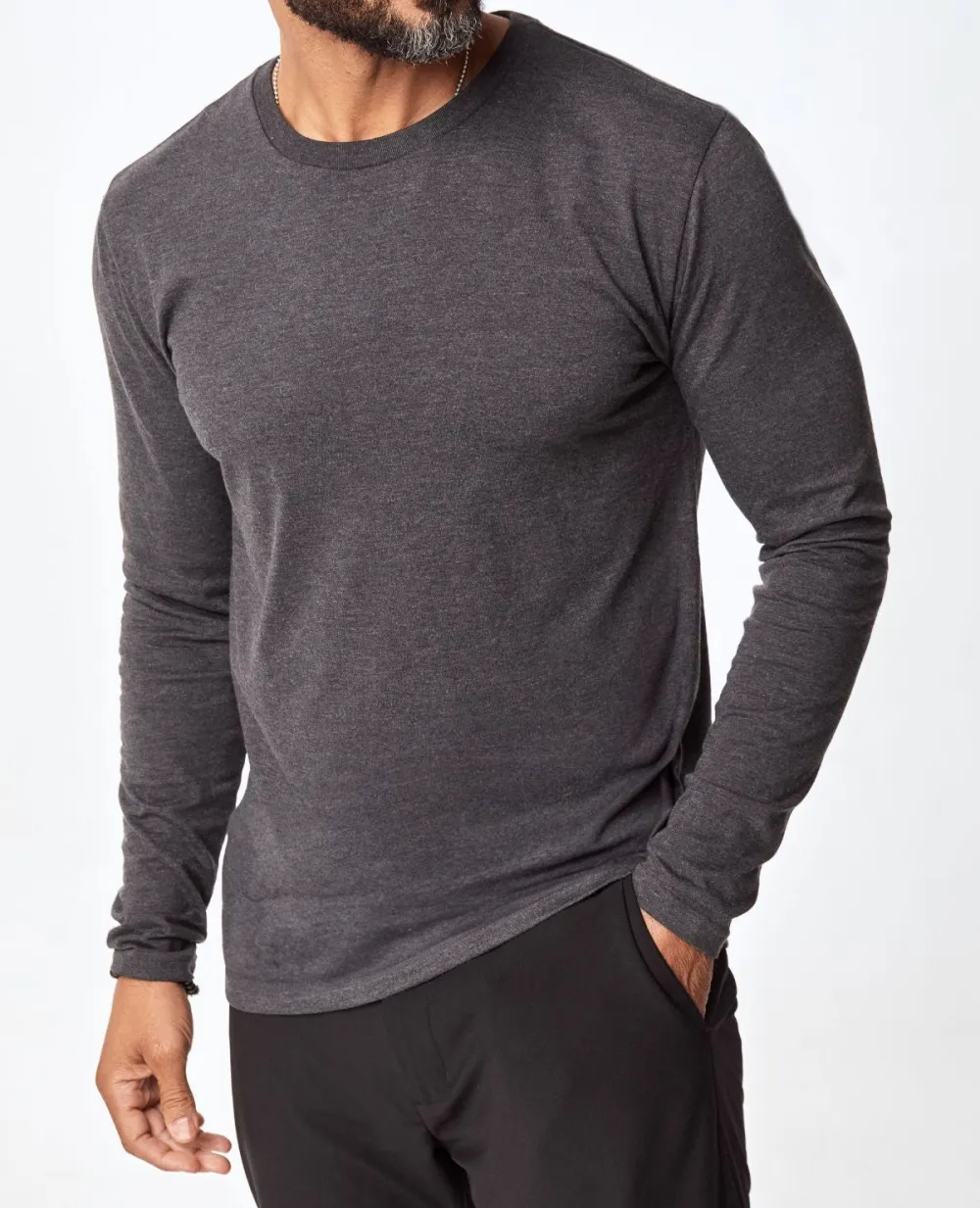 Multicolor Long Sleeve Crewneck 5-Pack