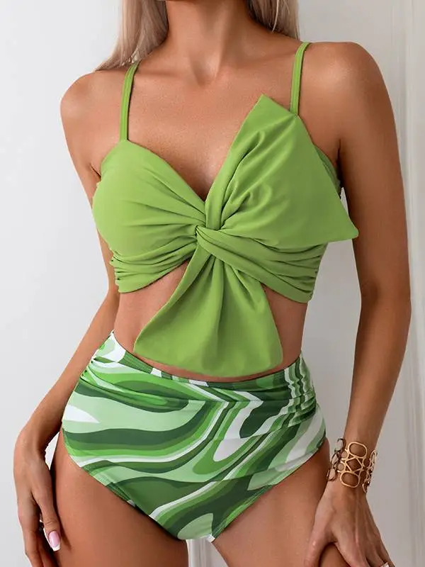 Bow Accent Bikini Set