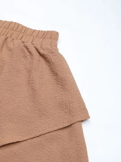 Tied Layered Shorts