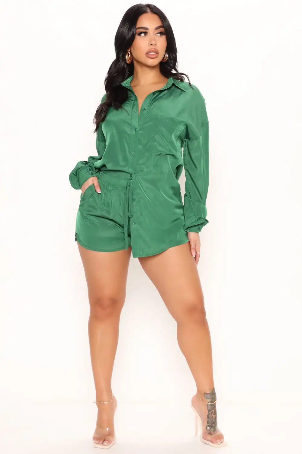 Anita Short Set - Hunter Green