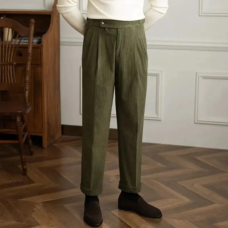 Men's Relaxed Corduroy Casual Trousers