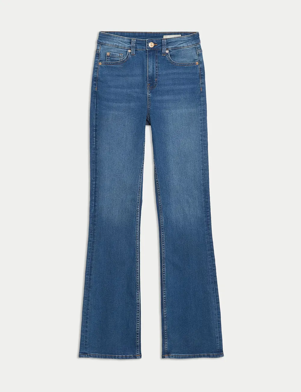 Womens Casual Slit Jeans