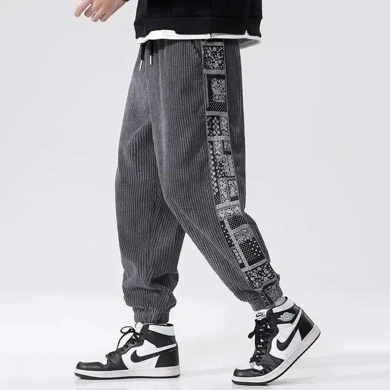 Men's Corduroy Tapered Jogger Pants