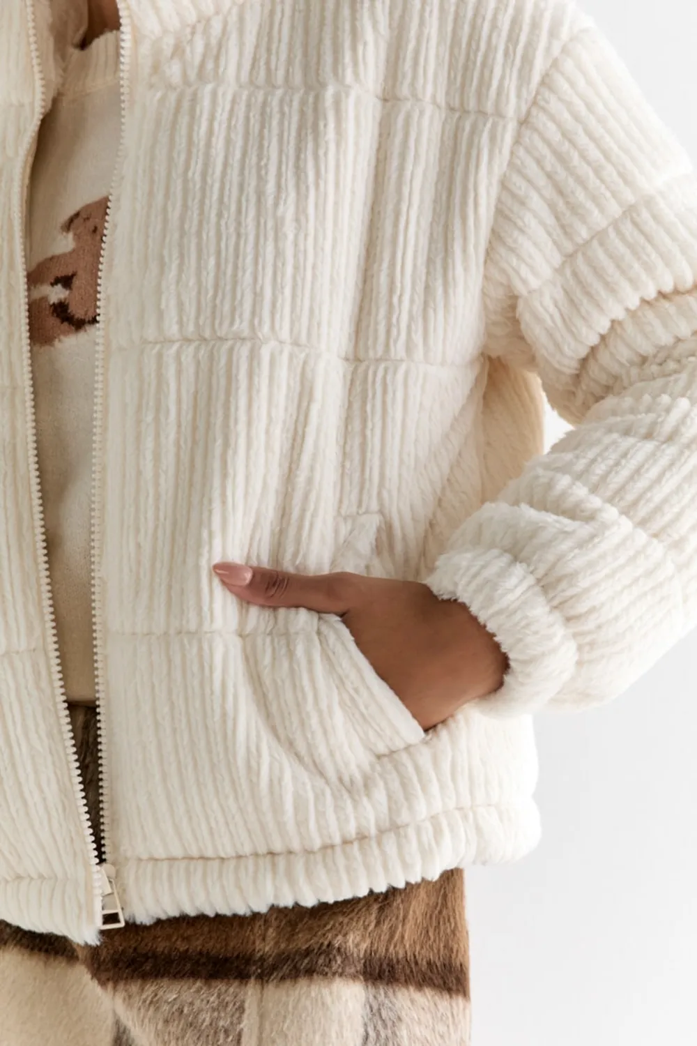 White Corduroy Jacket