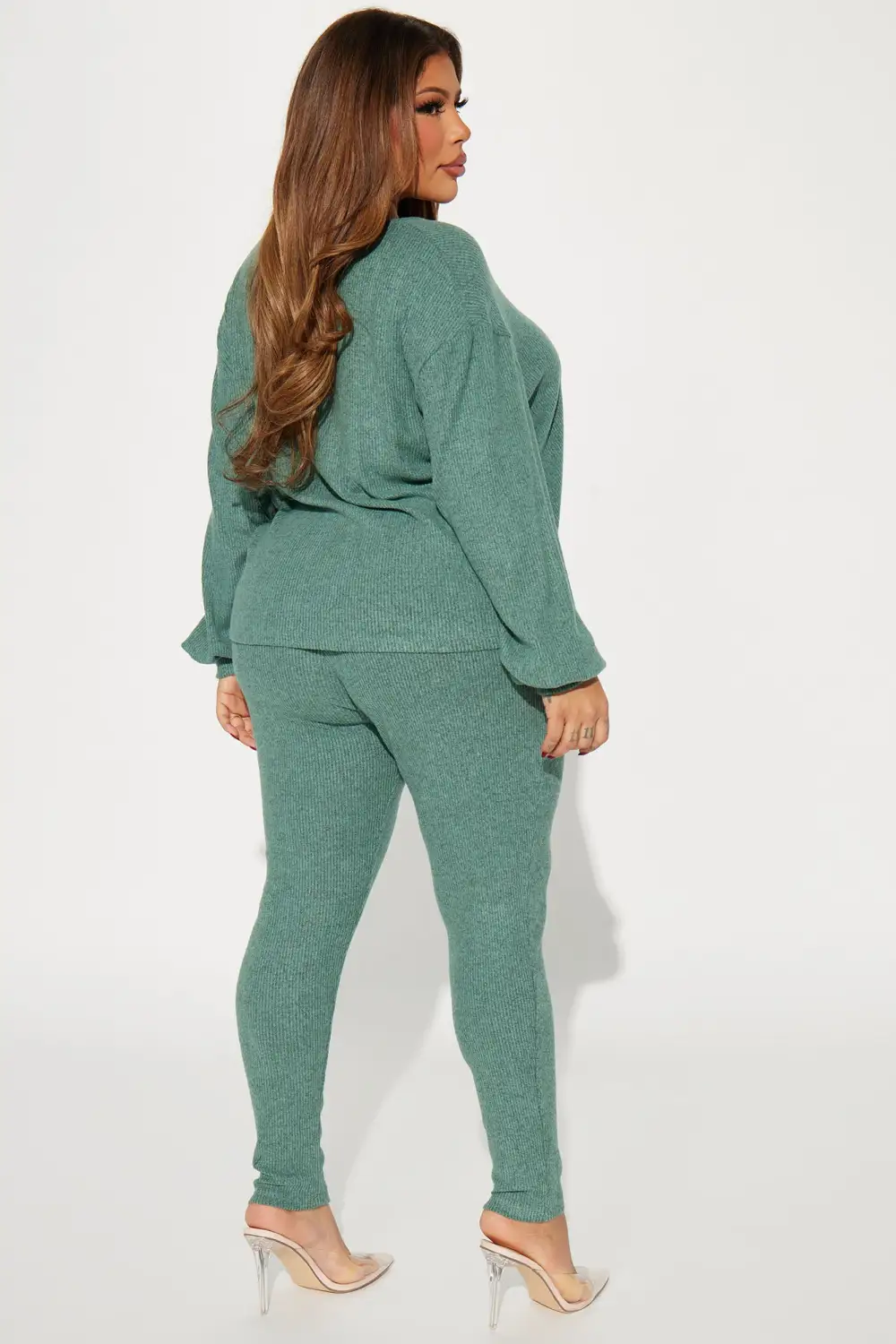Comfy N Cozy Legging Set - Sage