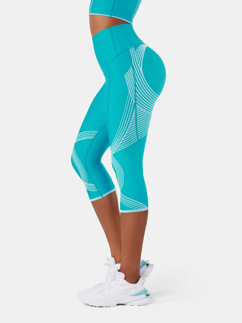 Body Sculpt Side Pocket Capri Leggings