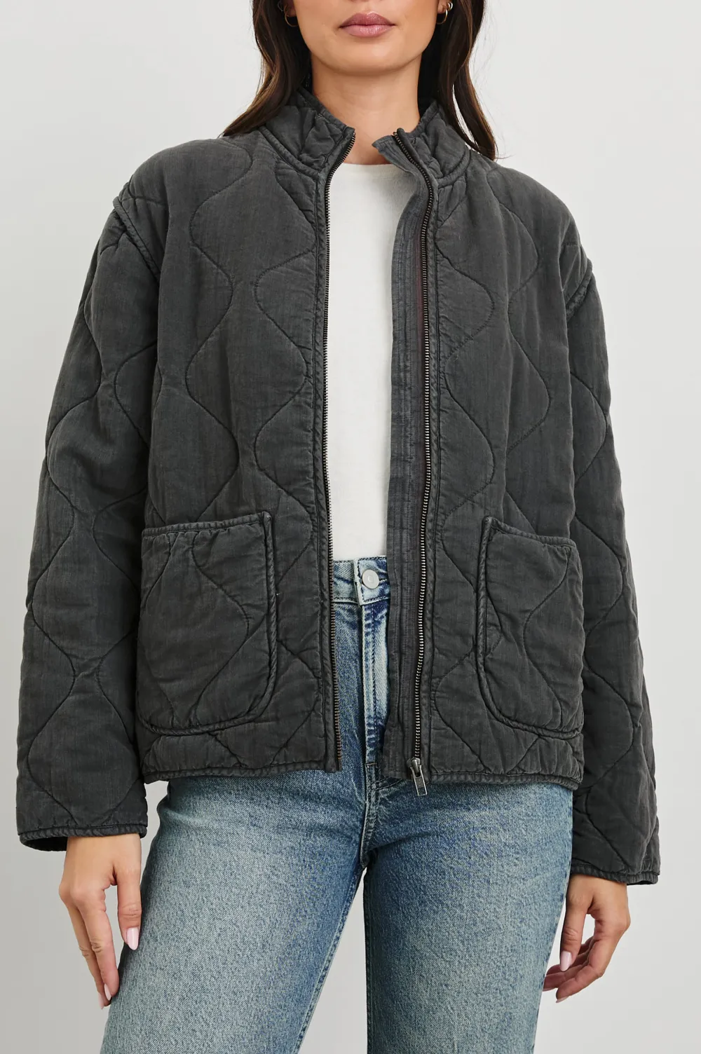 Zippered Large Pocket Warm Women's Jacket