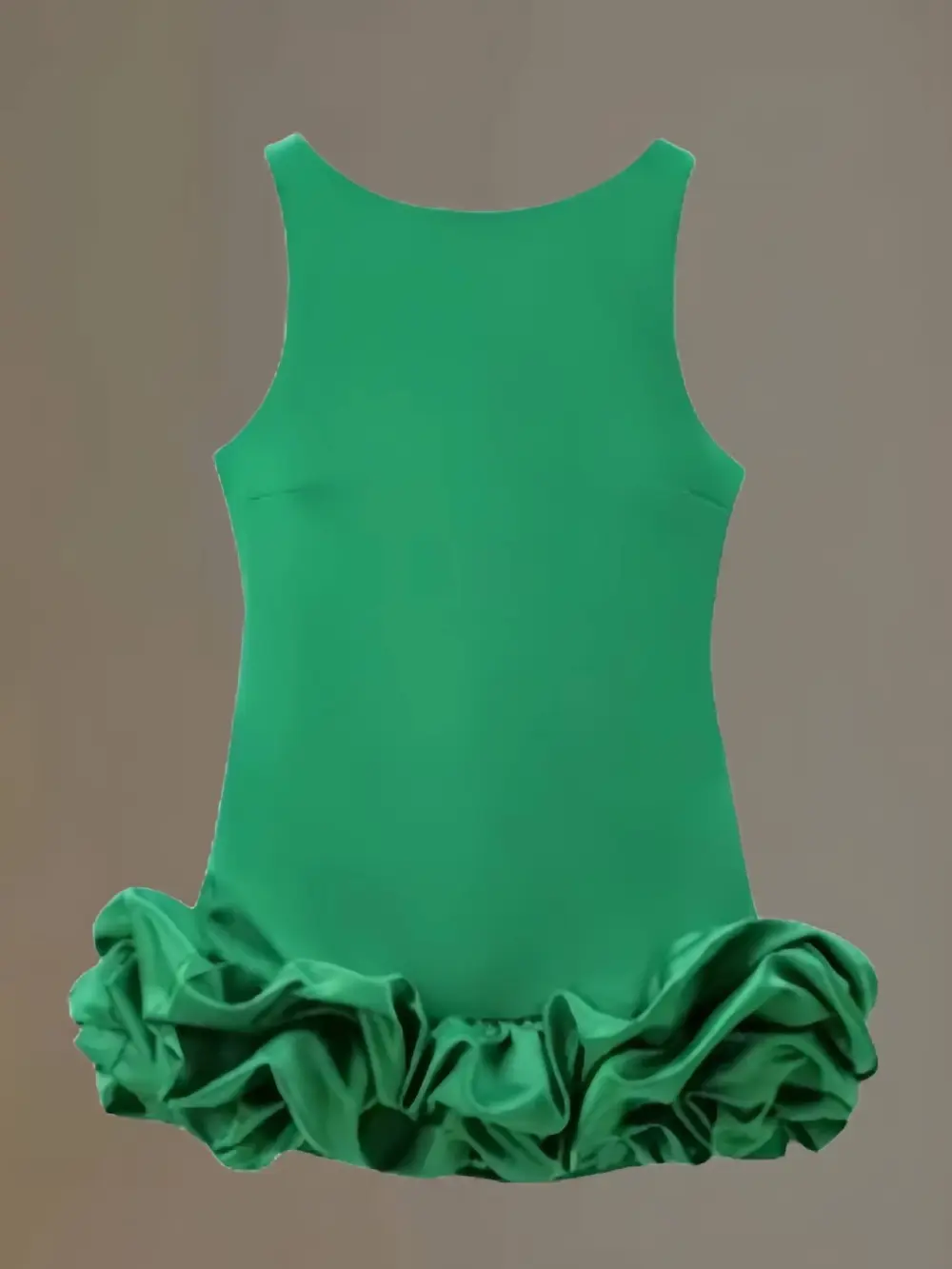 Women's Sweet Summer Ruffle Hem Bubble Dress