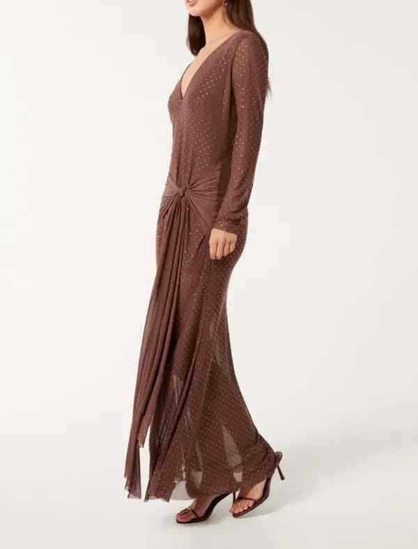 Embellished Maxi Dress