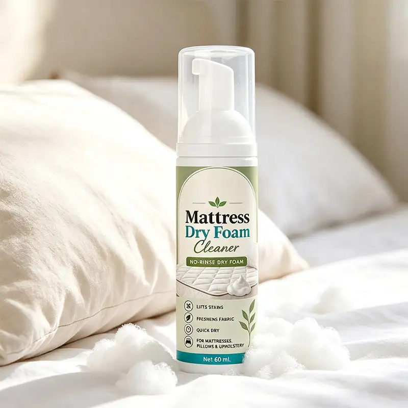 Mattress and sofa foam dry cleaning agent