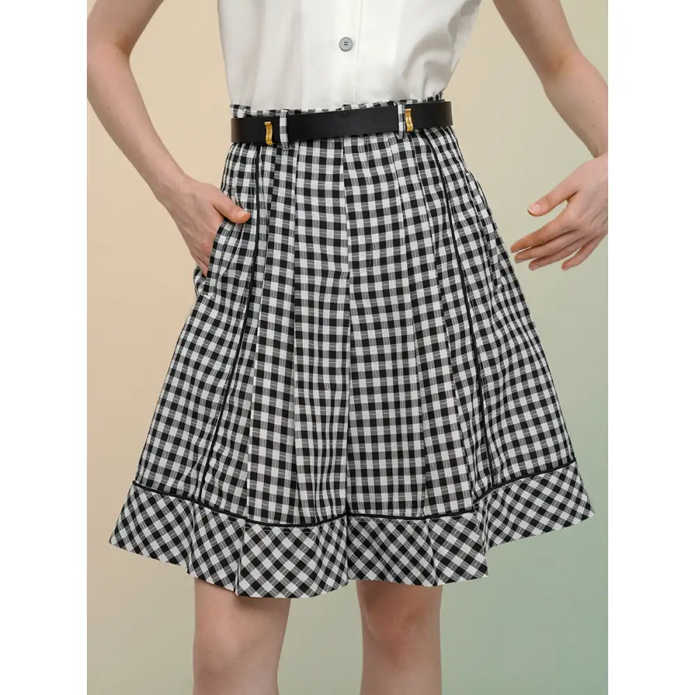 Everyday Casual Plaid Shorts