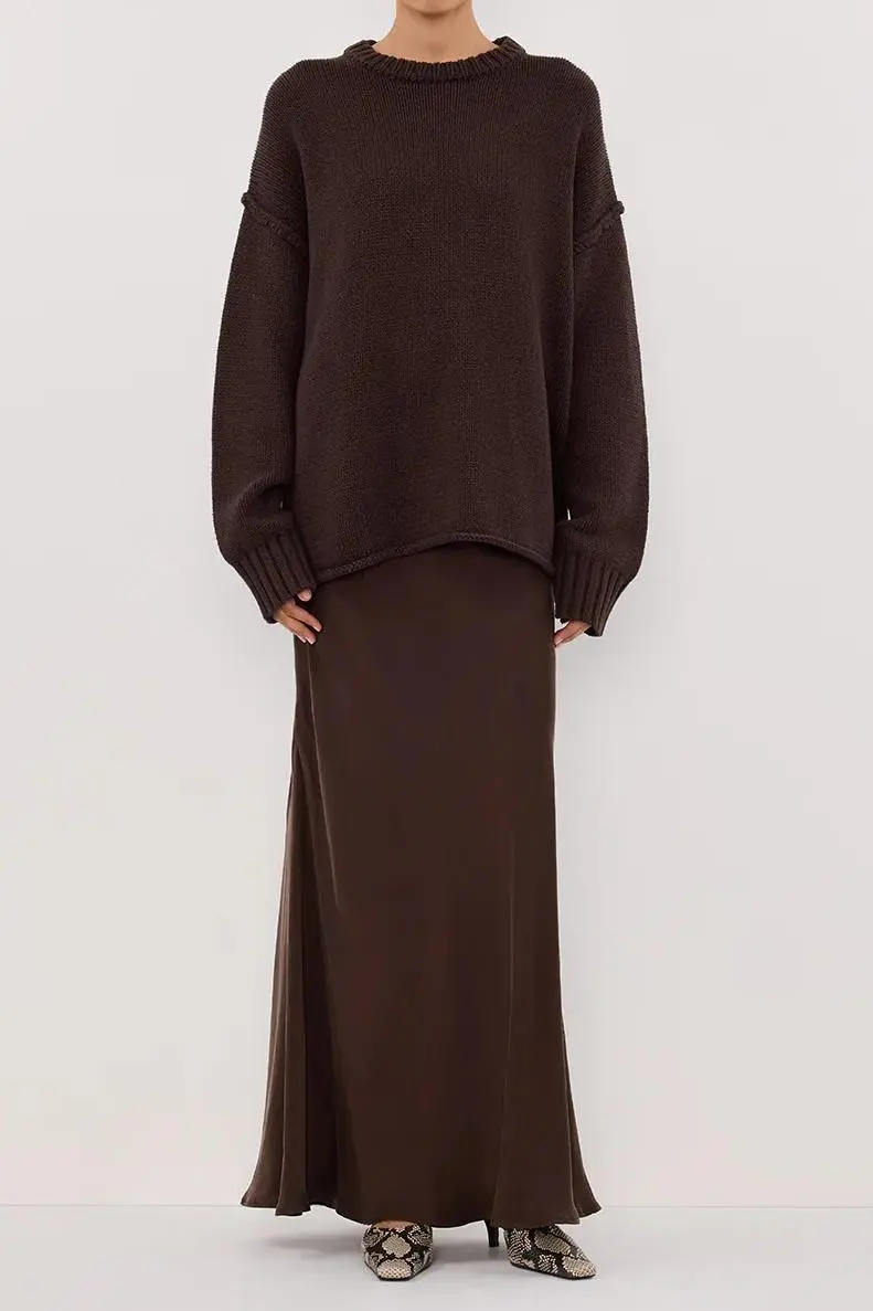 LONGLINE KNIT JUMPER