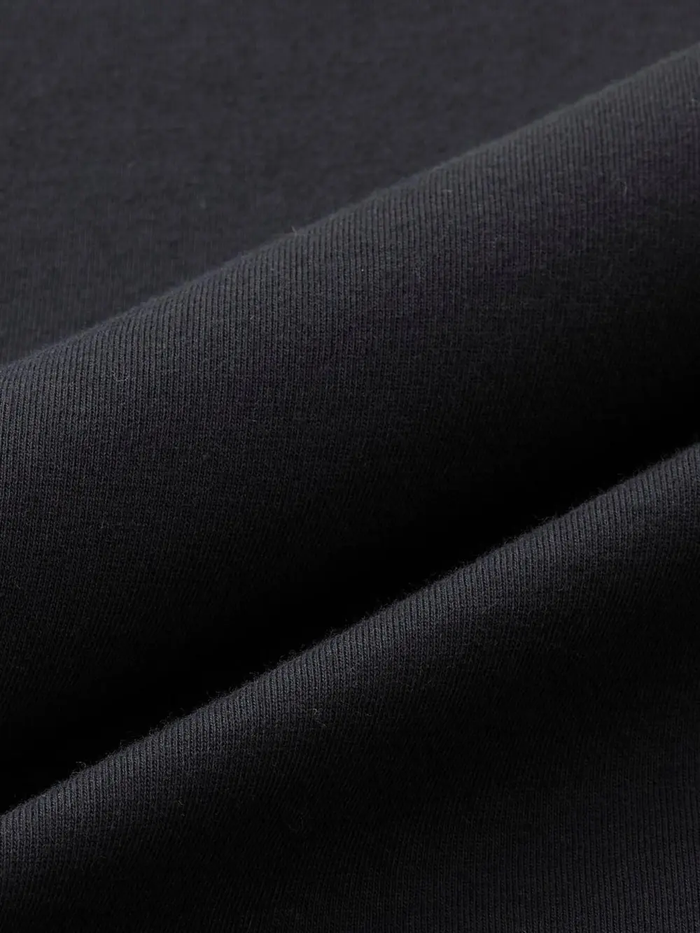 Black Short Sleeve Round Neck Broken T-Shirt