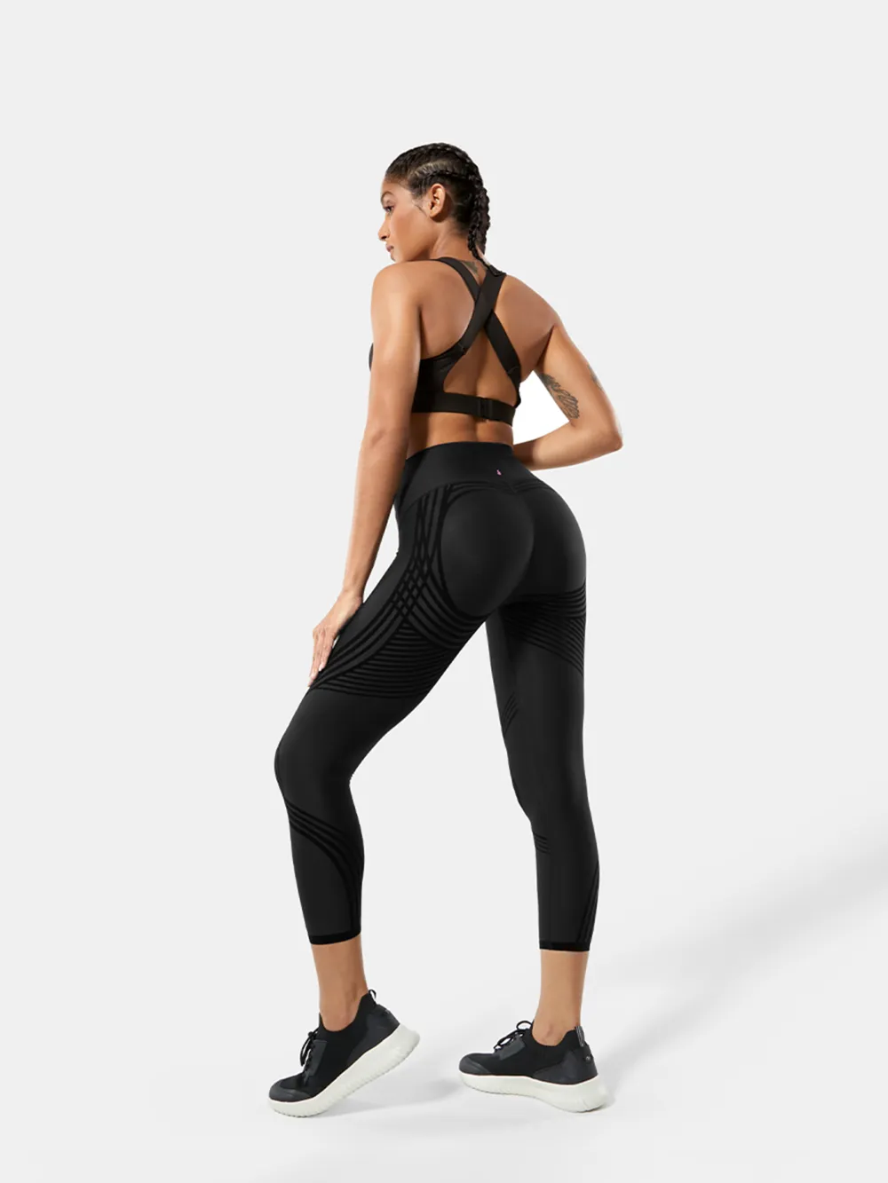 Body Sculpt 7/8 Leggings (Reversible Wear)