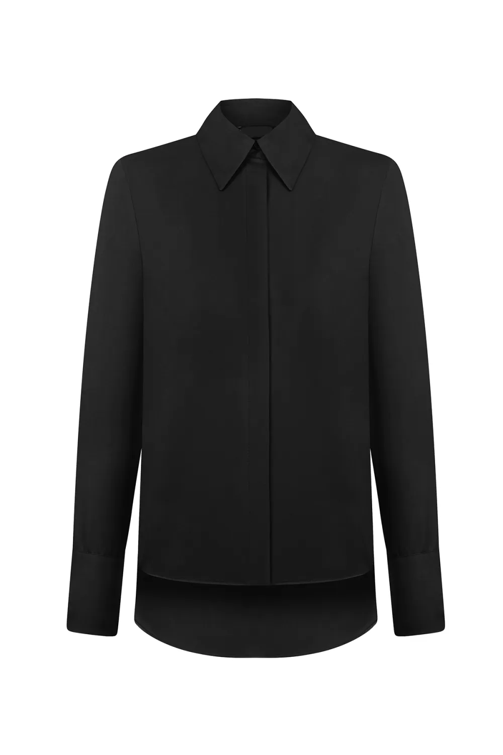 Lapel Shirt-Black