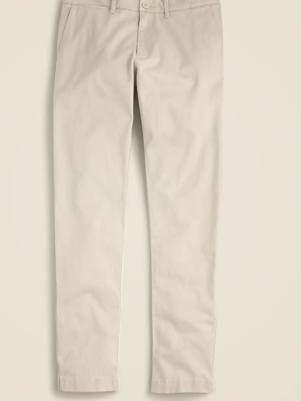 Off White Straight Leg Men's Chino Pants