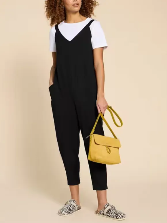 V-Neck Jersey Jumpsuit