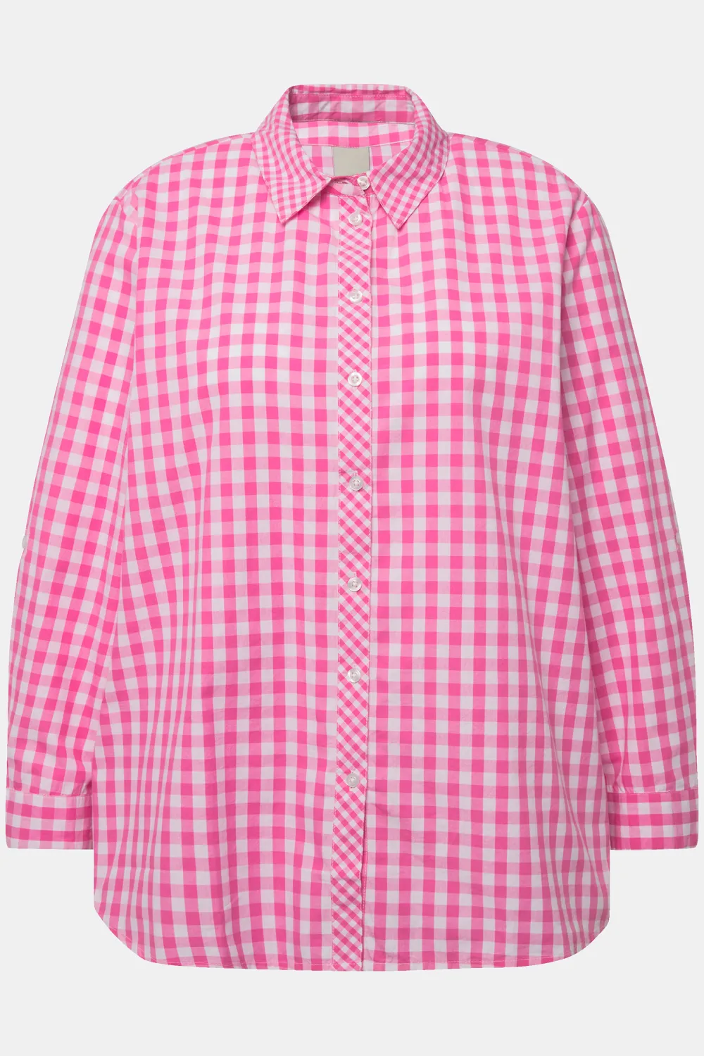 Contrasting Checkered Shirt