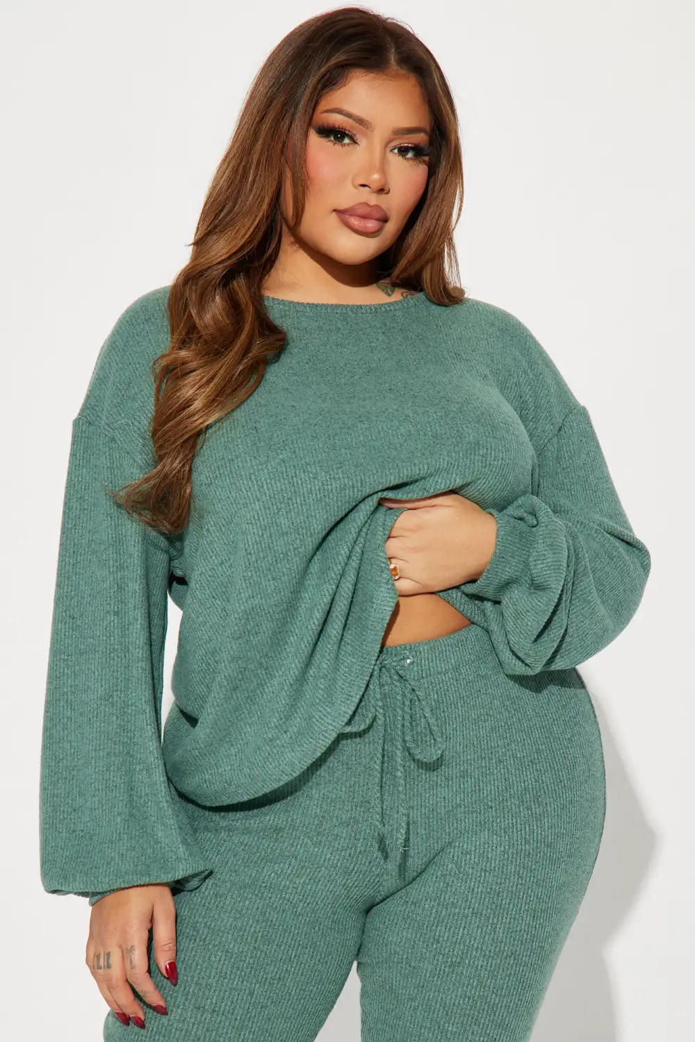 Comfy N Cozy Legging Set - Sage