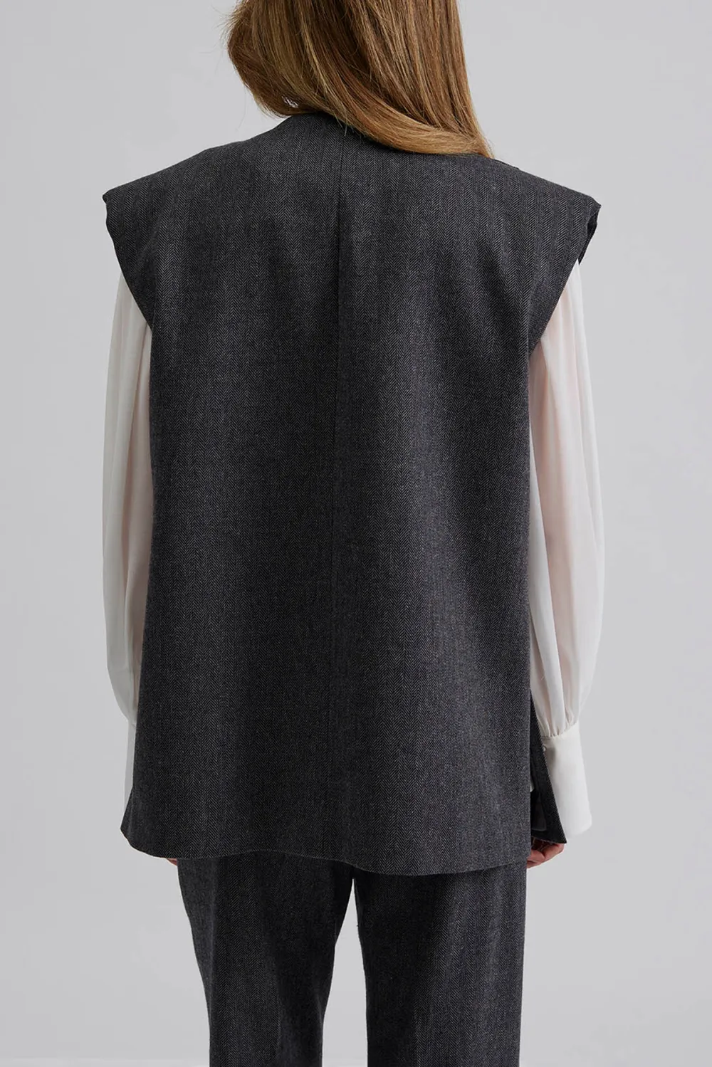 MARY VEST-Oversized vest
