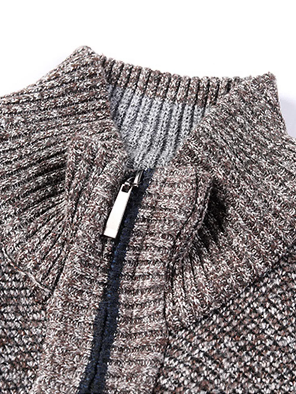 Man Zip Up Cardigan