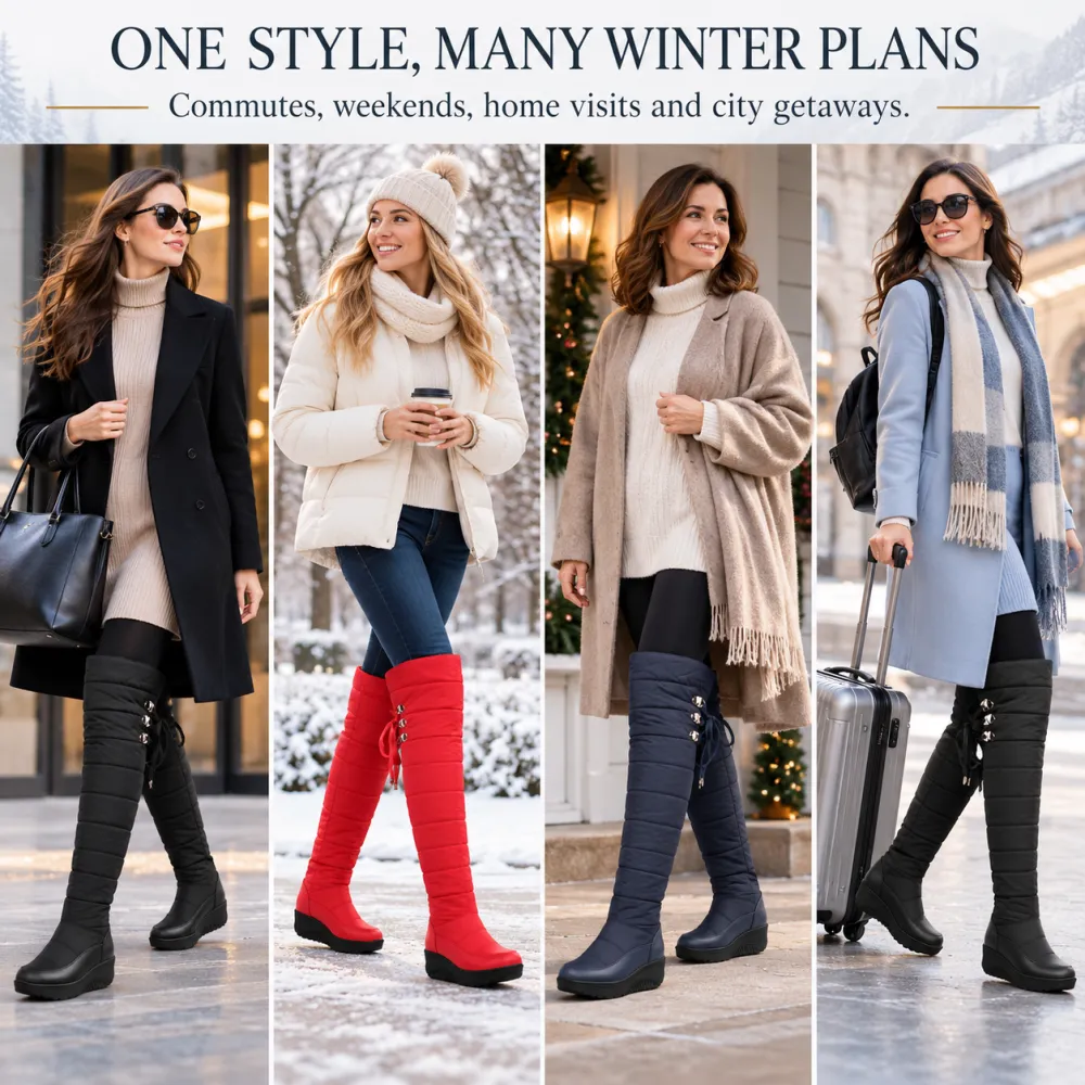 Knee-High Thermal Boots