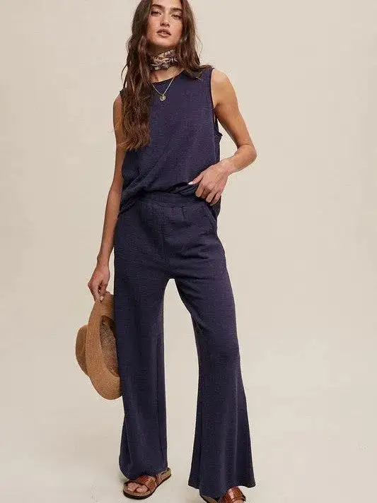 Living Softly, Dreaming Big Soft Knit Tank and Sweat Pant Set