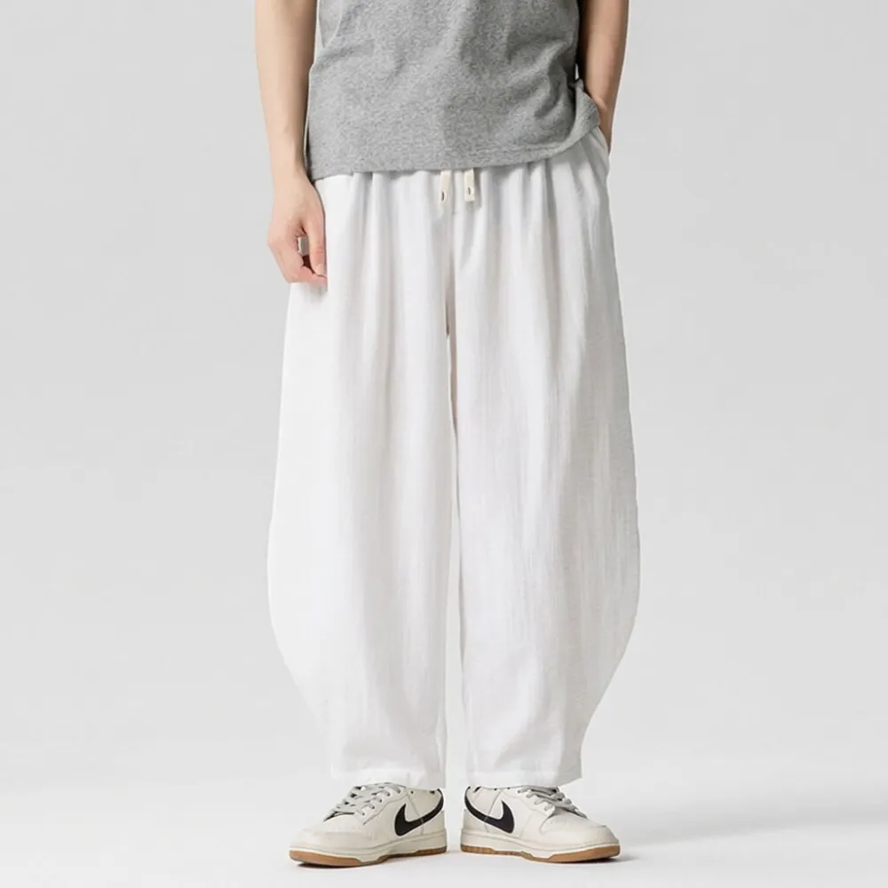 Natural Texture Casual Pants