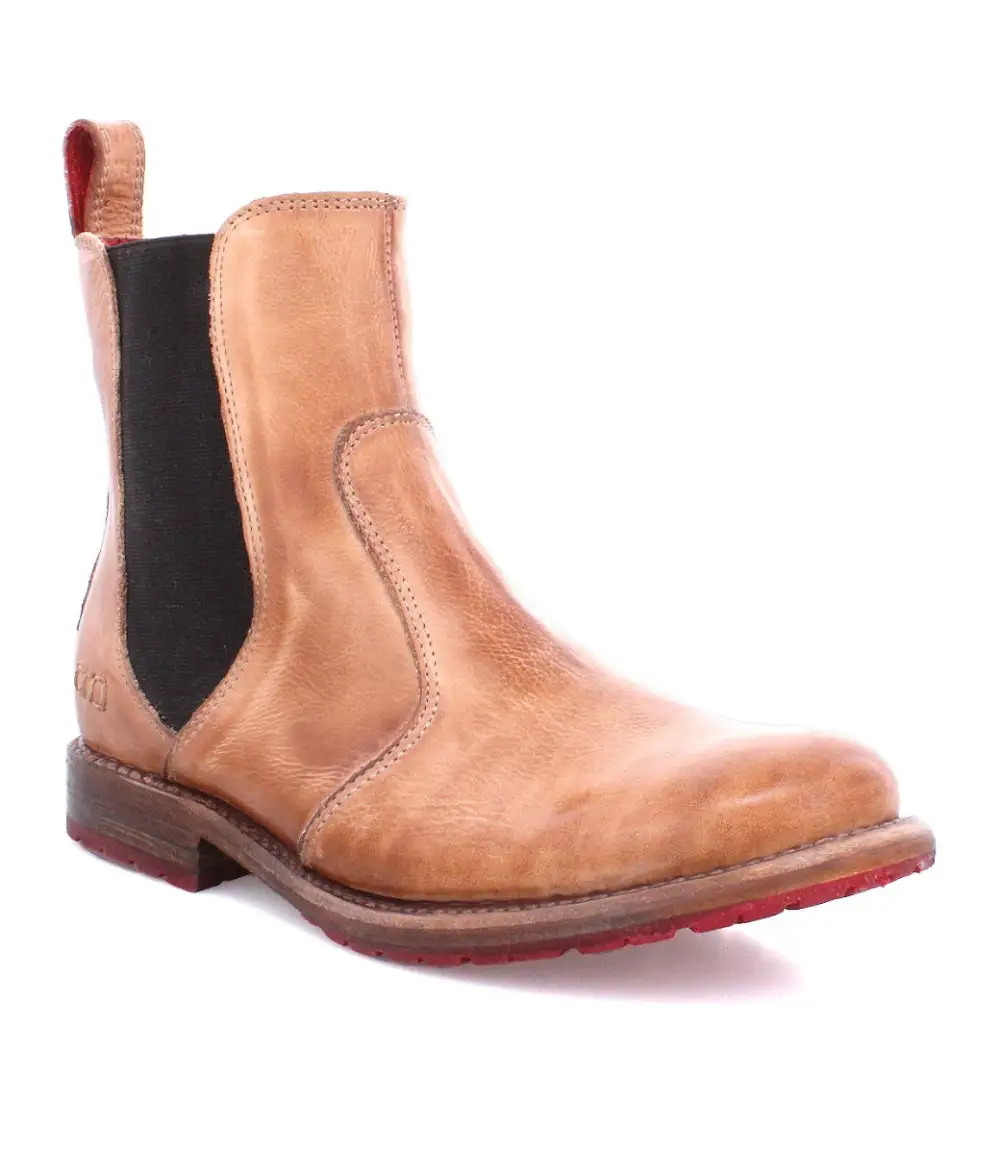 Slip-On Distressed Chelsea Boots