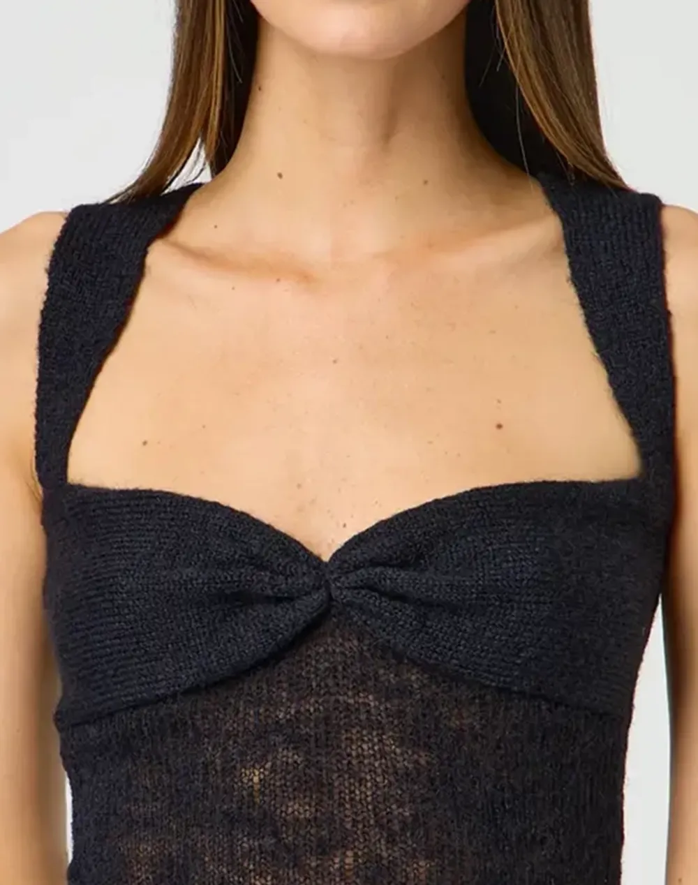 Daily Sheer Knit Top